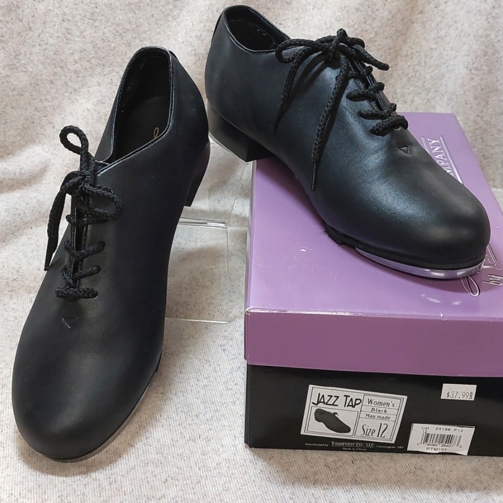 DanceClass PTM101 Woman's Full Sole JazzTap Shoe